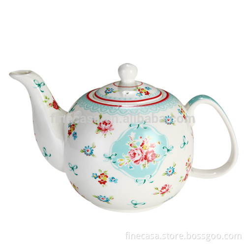 1200CC Elegant Design Coffee Tea Pot Ceramic